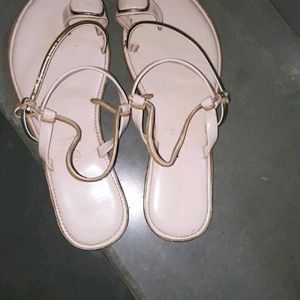 Grab At Your Price Beige Flats