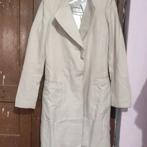 Off White Overcoat For Women