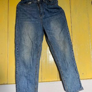 Wide Leg Denim Jeans