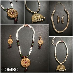 3 Necklace & Earings Set (₹280)