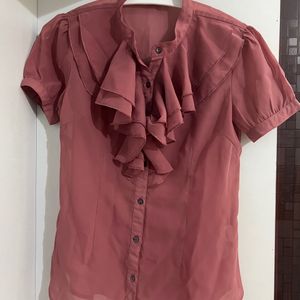 Mast & Harbour Women Pink Shirt style Top