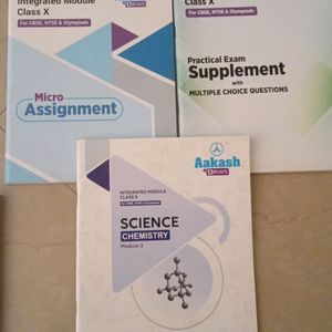 AAKASH CLASS X SET OF 7 BOOKS