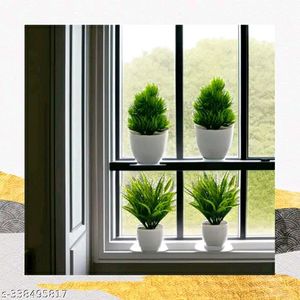 5 Artificial Plant Set for Home Decor