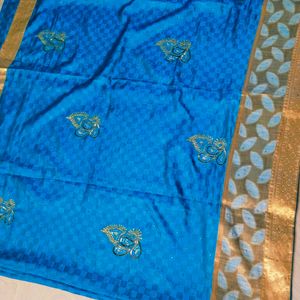 Combo Offers Georgette  Designer Saree