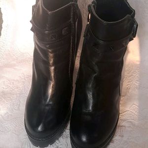 Block Heel Boots (Euro 37)