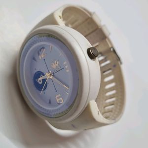 Watch ⌚️ White Color For Man 80%off