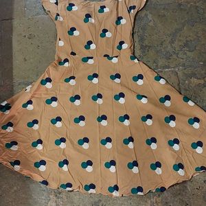 Designer Printed Round Kurti