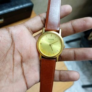 Sonata Gold Watch