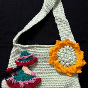 Pintresty girl & sunflower 🌻 Handbag/Sling Bag