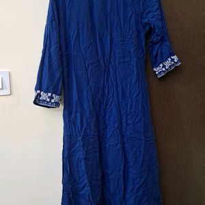 Navy Blue Kurta