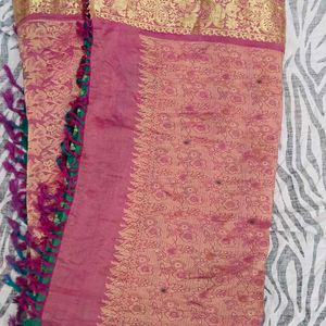 pure Kanchi pattu saree