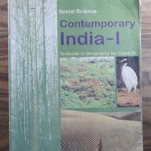 NCERT Contemporary India Textbook Of Geography For Class 9th