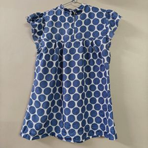 100% Silk Polka Top