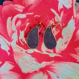 For Rose Dress Western Black Earrings ✨