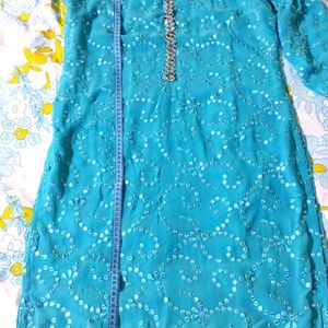 Heavy Embroidered Gharara Dress