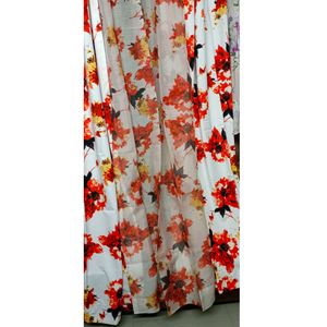 3 Set Floral Curtains.