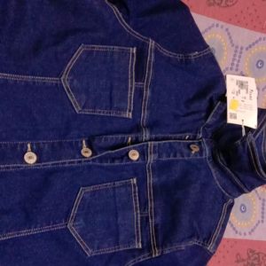 Blue denim dress, bust- 36 inches