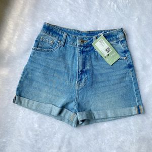 H&M Pinteresty Y2k Coquette Denim Shorts