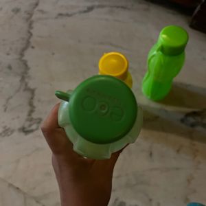 Set Of 3 Tupperware Bottles