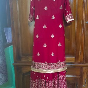 🌹Gorgeous Maroon Sharara🌹