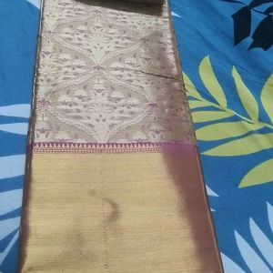 Gold Pure Tissue Kanjeevaram Saree