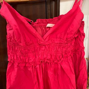 Fuscia Midi Dress