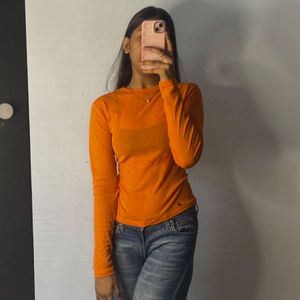 H&M Orange Top