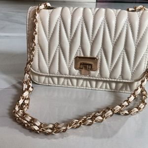 Off White Sling Bag