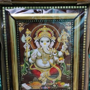 #New# Lord Ganesha 3 High Quality Photo Frame