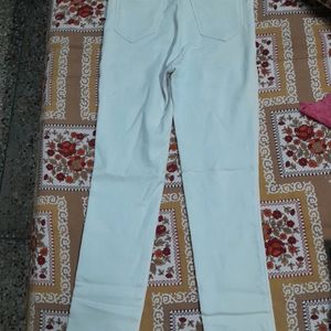 White Slim Fit Jeans