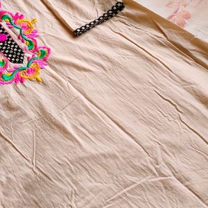 Embroidery Work Kurti For Girls