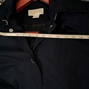 Original Black Michael Kors Trench Long Coat