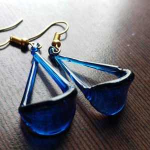 Glass Ear Rings