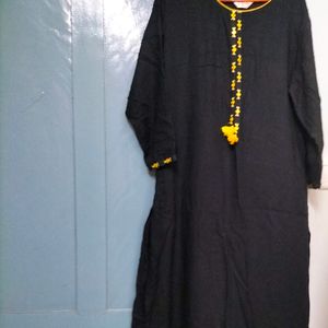 Nice Black Kurta