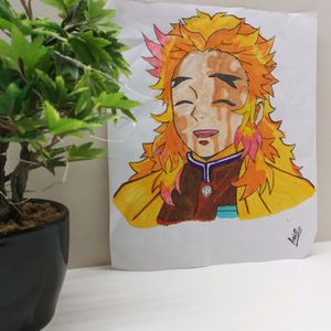 Rengoku Drawing Anime