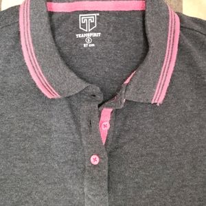 Teamspirit Polo Neck T-shirt