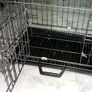 Folding Metal Cage/ Kennel With Tray