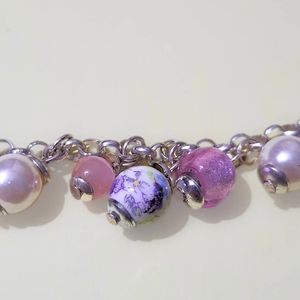 Lavender Haze: Imported Charm Bracelet