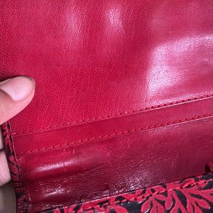 Pure leather woman's wallet