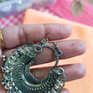 Combo Of Two Oxidised Mettalic Earrings