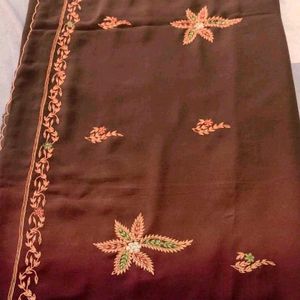 Embroidery Work Saree