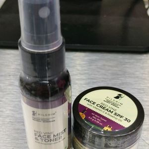 Pilgrim Red Vine Face Toner & Cream