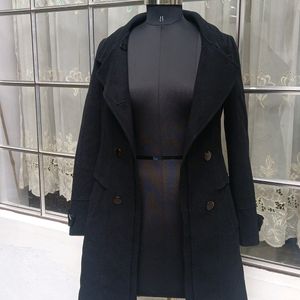 Black Imported Overcoat