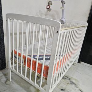 Brandnew Cot With Sleepwell Mattress