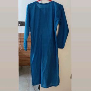 Chickankari Kurta With Free Gift 🎁