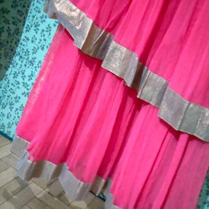 Double Layer Anarkali Suit