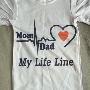 Mom Dad T Shirt For Baby😍😍😍