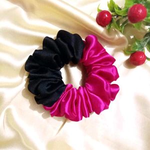 Double Shade fluffie Scrunchie