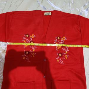 Red Sweater For Women Totally New.