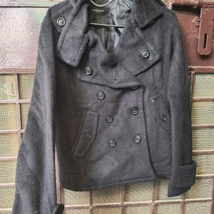 IMPORTED BLACK OVERCOAT